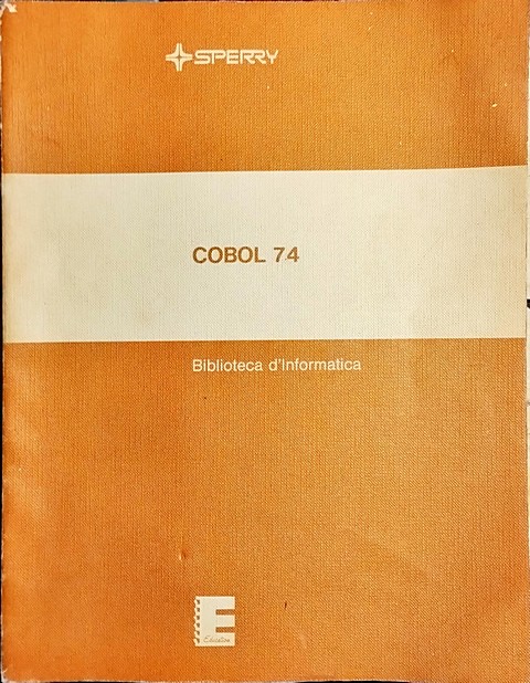 Software di 300 pagine Sperry Cobol 74