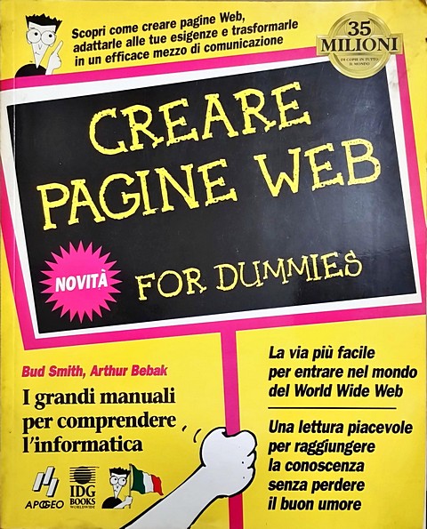 Libro di 331 pagine Creare pagine web for dummies