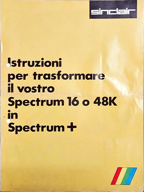 Manuale di 10 pagine Trasforma Spectrum in Spectrum+