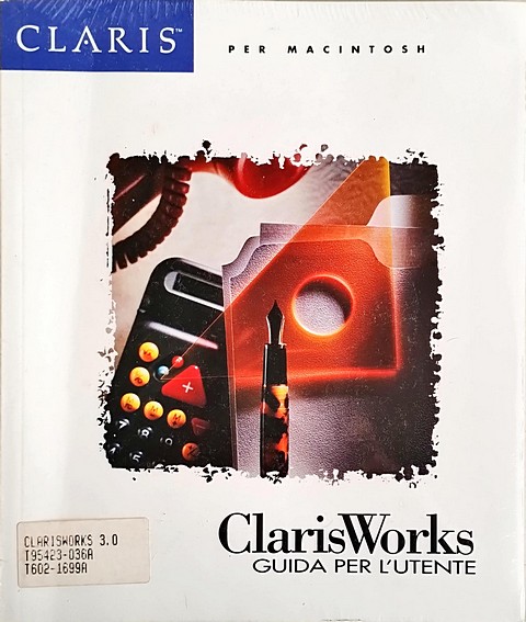 Manuale di 200 pagine ClarisWorks per Macintosh