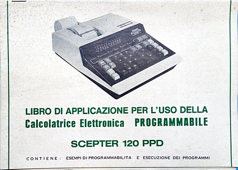 Manuale di 50 pagine Calcolatrice Friend scepter 120 PPD, libro di applicazione