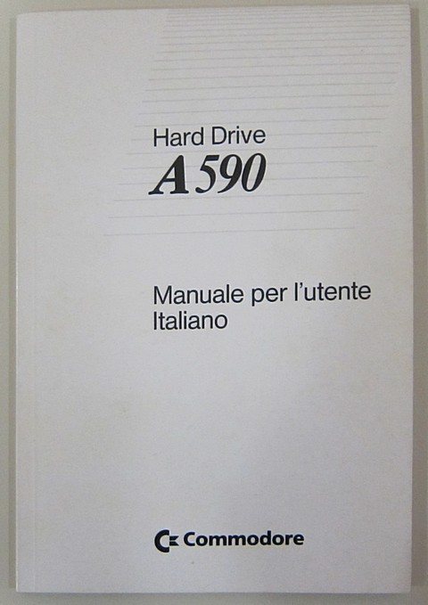 Manuale di 40 pagine commodore a590 Hard drive manuale utente