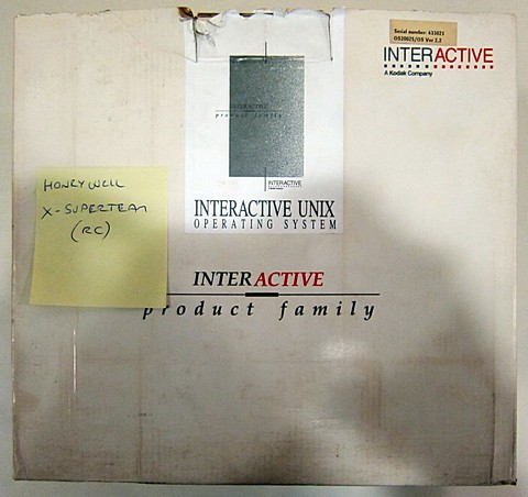 Software di 1000 pagine unix system v/386 release 3.2