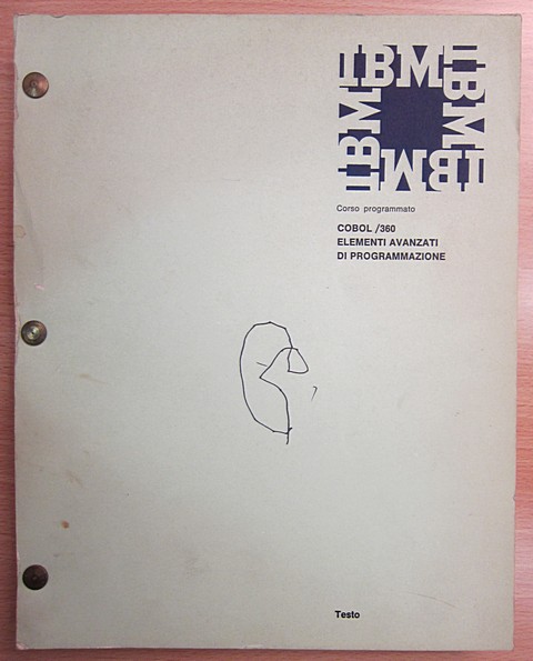 Libro di 800 pagine cobol /360 elementi avanzati di programmazione