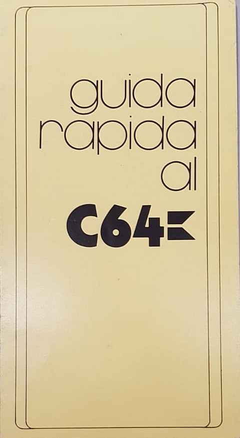Manuale di 12 pagine Commodore C64 guida rapida