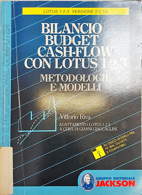 Libro di 108 pagine bilancio budget cash-flow con lotus 1-2-3
