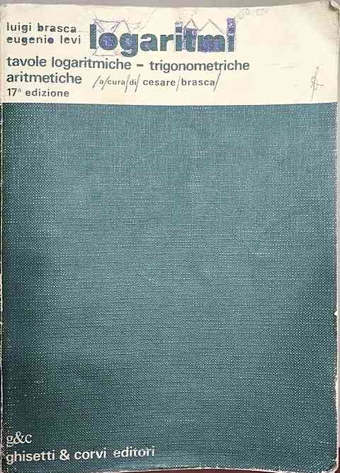 Tavole logaritmiche trigonometriche aritmetiche
