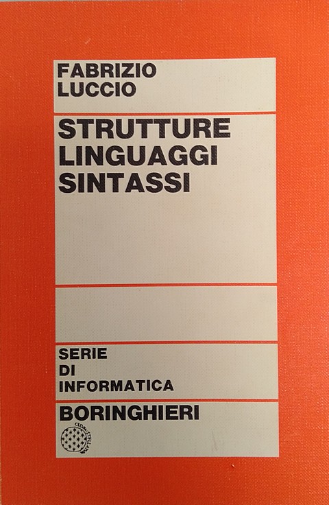 Libro di 212 pagine Strutture linguaggi sintassi