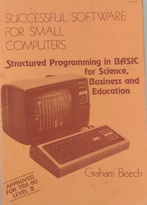 Libro di 210 pagine Structured programming in Basic