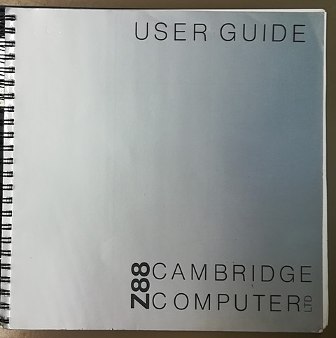 Manuale di 218 pagine cambridge z88 user guide