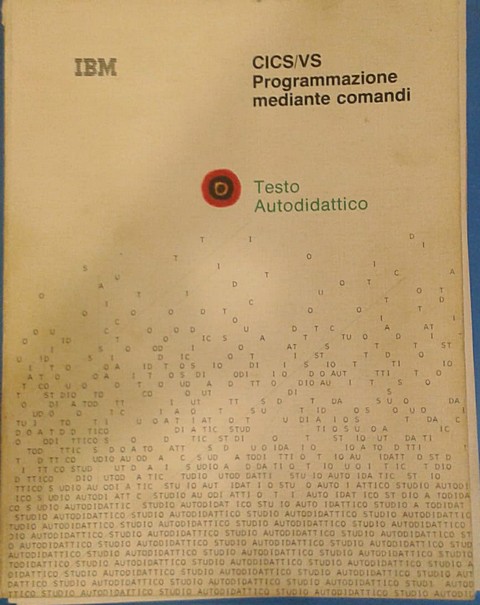 Libro di 285 pagine CICS/VS programmazione mediante comandi